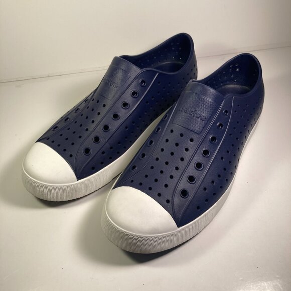Native Jefferson Slip-On / Men\'s 9 /Women\'s 11 / Blue & White main image 4